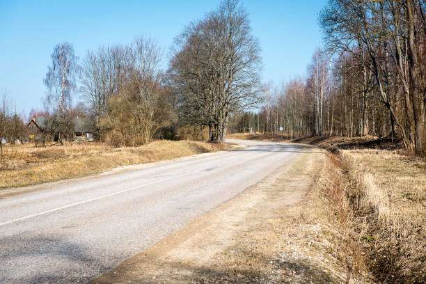 istock simple country road in summer 675372052