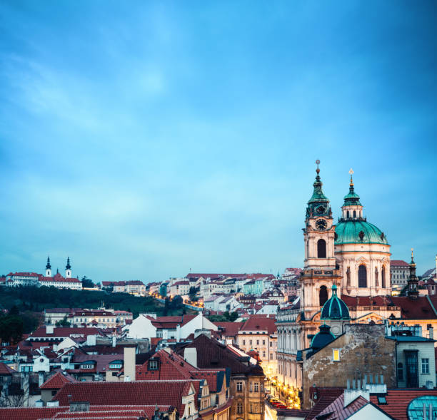 istock St Nicholas's Church In Prague At Evening 675375286