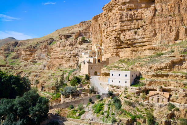 istock Monastery of St. George, Judean dessert, Jerusalem 675376184