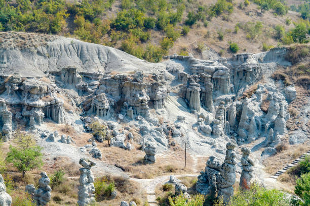 istock Stone Pillars in Kuklica, Macedonia 675377202