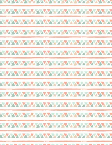 Vector illustration of Ethnic Seamless Pattern