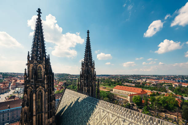 istock Saint Vitus Cathedral Towers 675388864