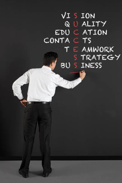 istock businessman writing 