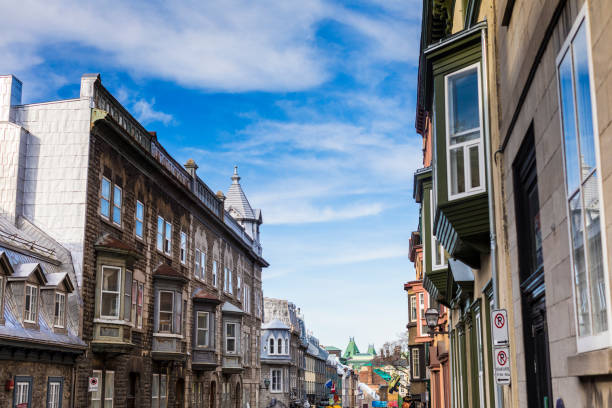 istock A view at Old Quebec City architecture with its beautiful old buildings. 675395418