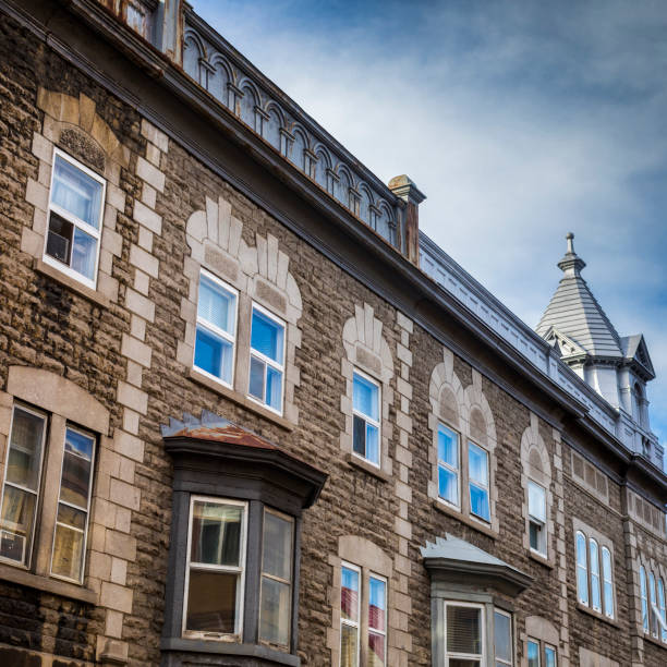 istock A view at Old Quebec City architecture with its beautiful old buildings. 675395430