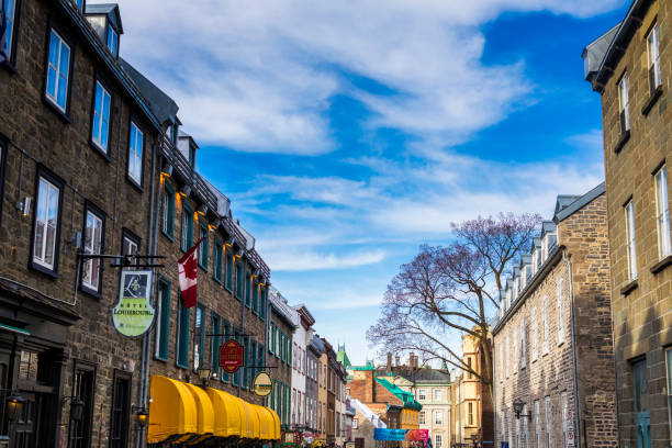 istock A view at Old Quebec City architecture with its beautiful old buildings. 675395448