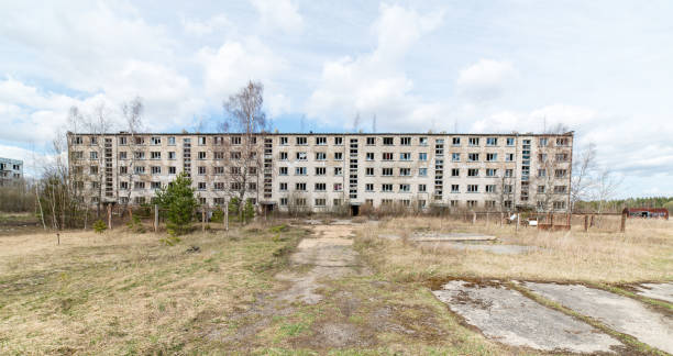 istock Abandoned ruins of military settlement 675396076