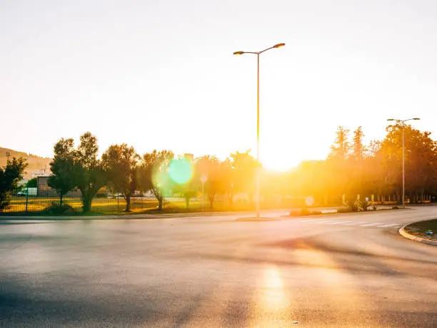 Photo of The road to the city of sun and glare