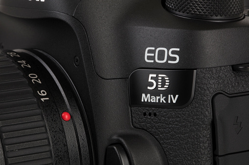 The latest edition to the Canon EOS lineup is the 5D Mark IV.  The camera has a new 30.4MP CMOS sensor and uses the Digic 6+ processor.