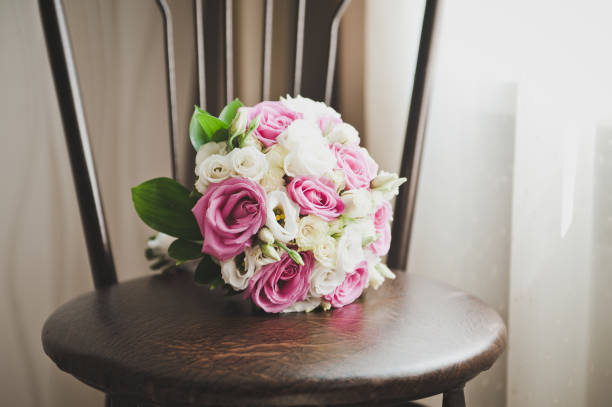 istock A bouquet of flowers on a stool 6806. 675405904