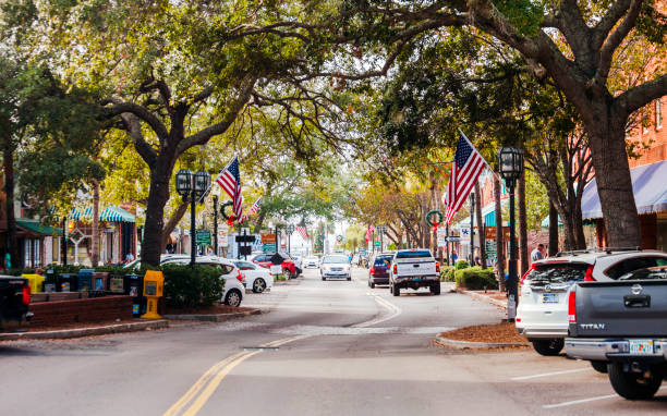 Fernandina Beach, Amelia Island, Florida. - foto de stock