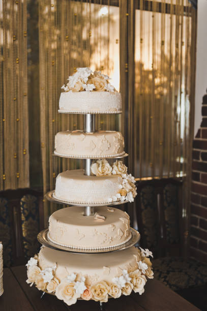 istock A big wedding cake four floors 6723. 675416180