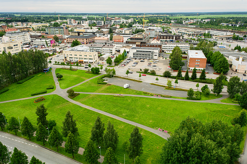 Cityscape of Seinajoki (Finland)
