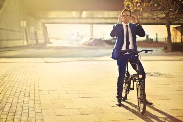 istock Cycling businessman 675420534