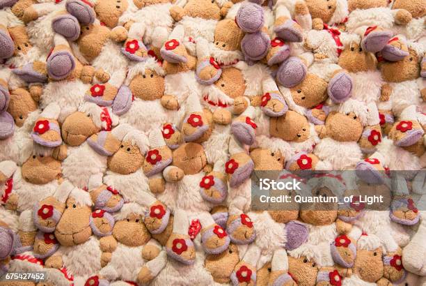 Sheep Toys Background Pattern Stock Photo - Download Image Now - Dolly the Sheep, Happiness, Sheep