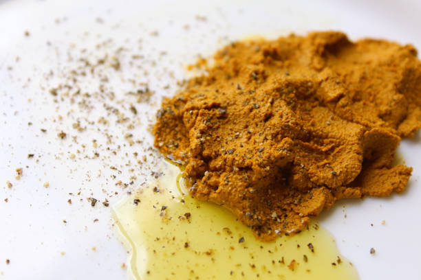 Turmeric Golden Paste Remedy stock photo