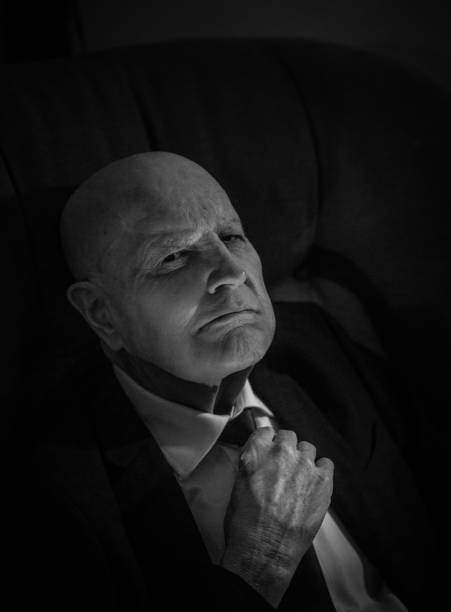 istock Sinister senior businessman 675430378