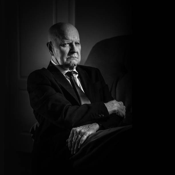 istock Sinister senior businessman 675430572