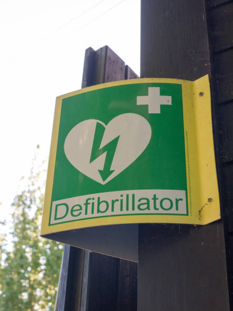 istock heart stroke defibrillator sign outside close up for help 675432412