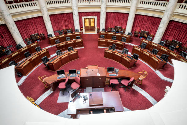 istock Senate chambers in the Idaho State Capital 675433326