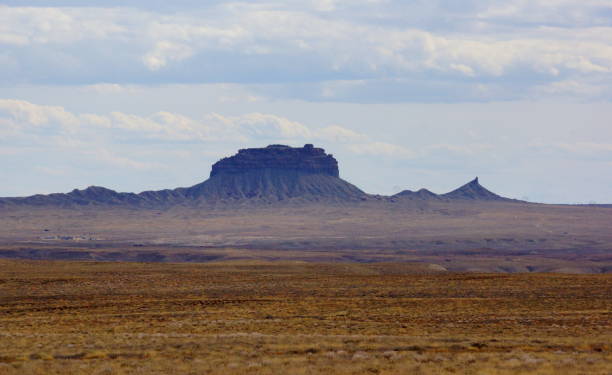 istock Just unfamous rock mountain, NM. 675434110
