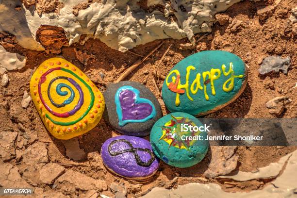 5 Happy Rocks Happy Rocks Stock Photo - Download Image Now - Canada, Paint, Happiness ...