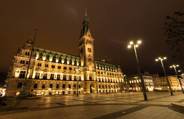 istock Hamburg City Hall, Germany 675458456