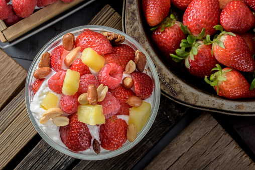 Healthy Yogurt with fresh Berries