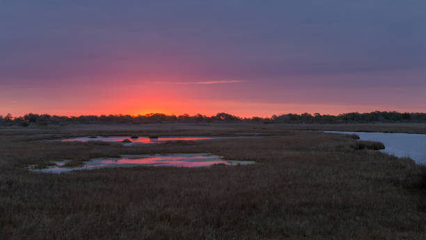 istock Brilliant sunrise glow on the horizon 675469180