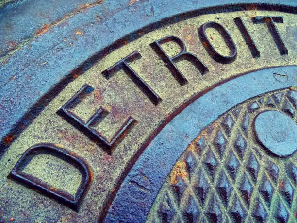 Detroit manhole cover