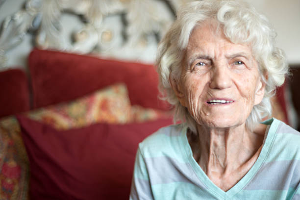 istock Senior Women Lost in Thoughts 675481818