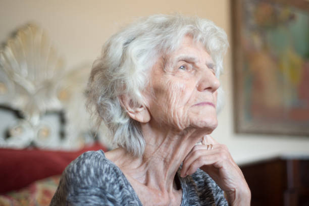 istock Senior Women Lost in Thoughts 675484490