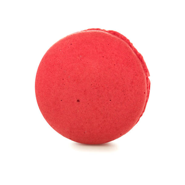 istock Macaron rasberry flavour biscuit dessert 675484652