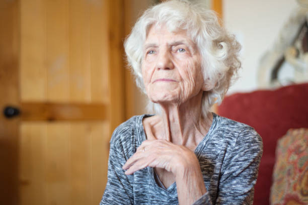 istock Senior Women Lost in Thoughts 675484758
