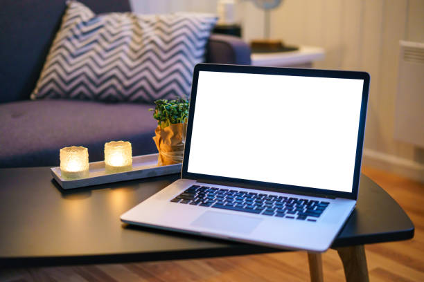 Laptop on the desk