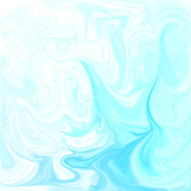 istock Blue Digital Acrylic Color Swirl Or Similar Marble Twist 675502394