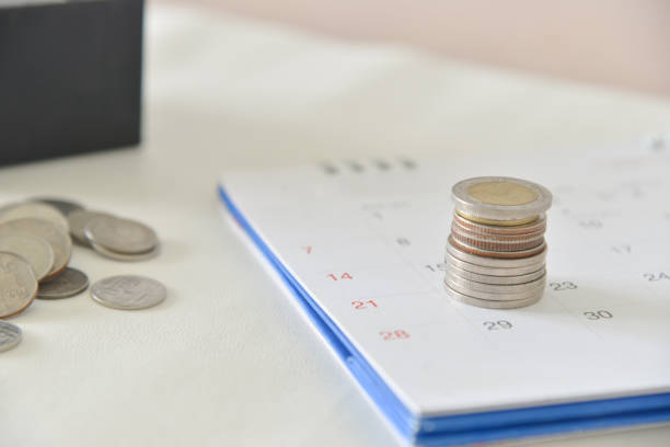 istock Coin in save money for retire concept 675504916