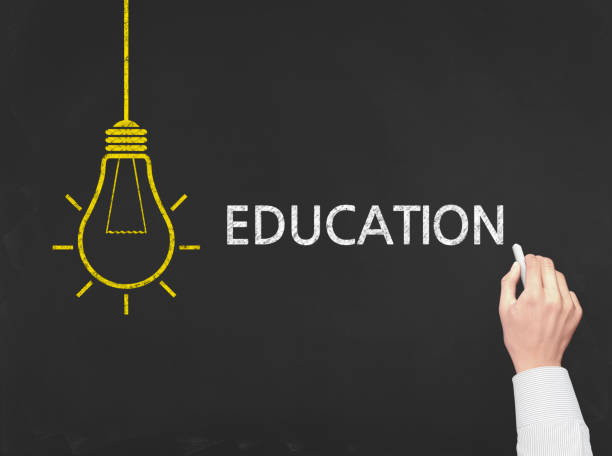 istock Education - Business Chalkboard Background 675511876
