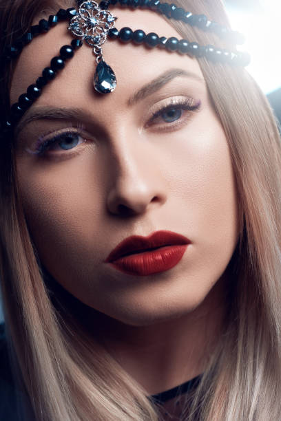 istock retro beautiful woman 675526120