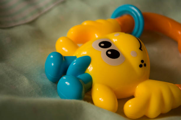 Childrens toys. Beanbag on the bed 2