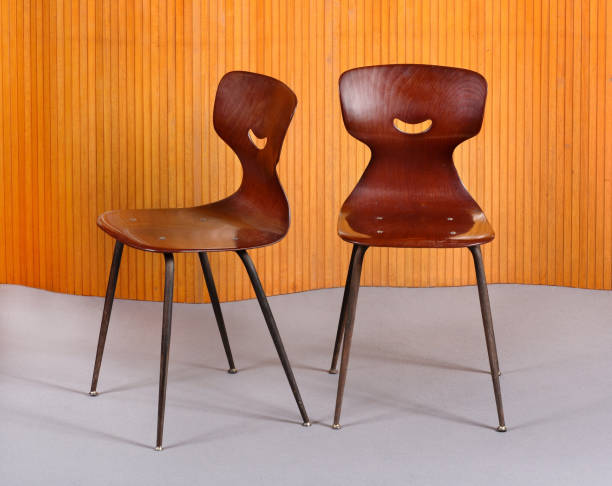 istock Stylish bentwood designer chairs 675579554