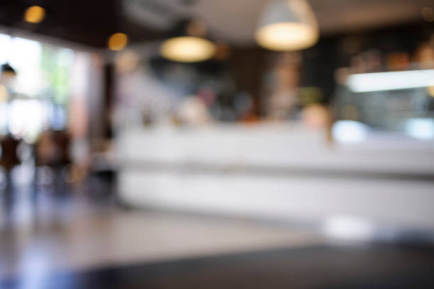 Bokeh Background - Fast Food Interior
