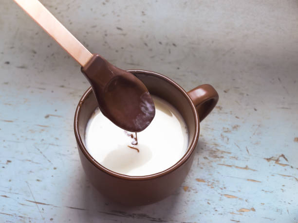 istock Coffee milk in glass cup with clipping path 675602714