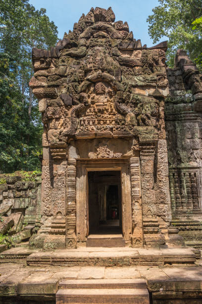 istock Ta Prohm temple in Angkor, Siem Reap, Cambodia. 675603160