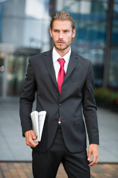 istock Handsome businessman portrait 675606452