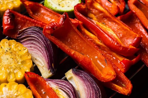 istock Grilled vegetables on the pan 675613196