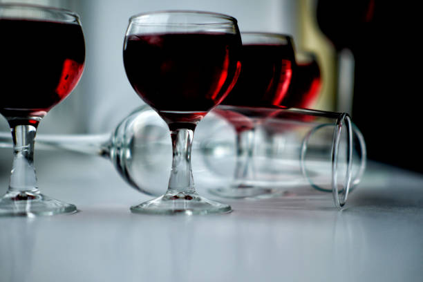 istock wine glasses in colors 675617322