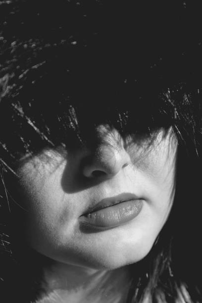 istock Pink Lips and Black fur 675623044