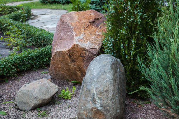 istock Rockery in the garden. 675630012