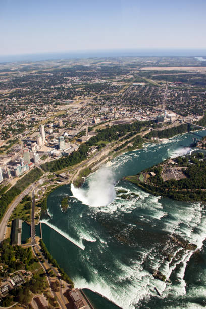 istock Niagara Falls from the sky, Canada 675631444